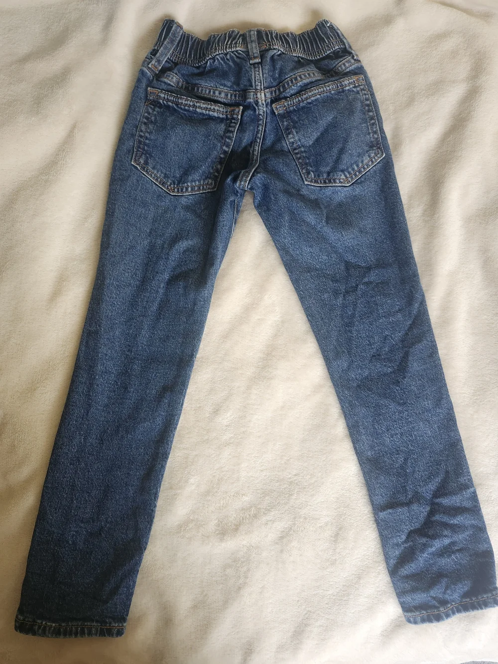 GAP Kids Elastic Waist Denim Jeans in Dark Blue and Light Blue